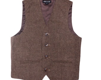 RING BEARER VEST, Children Vest, Sleeveless Waistcoat Gift For Kids, Boys Traditional Classic Vintage Fashion Waistcoat, Christmas Gift