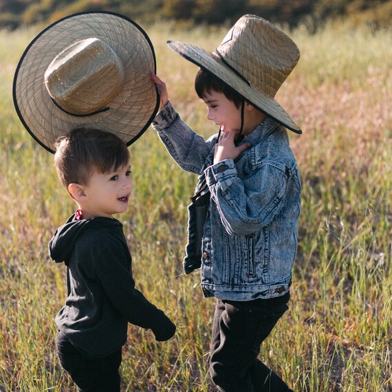 KIDS STRAW HAT, Straw Lifeguard Hat 