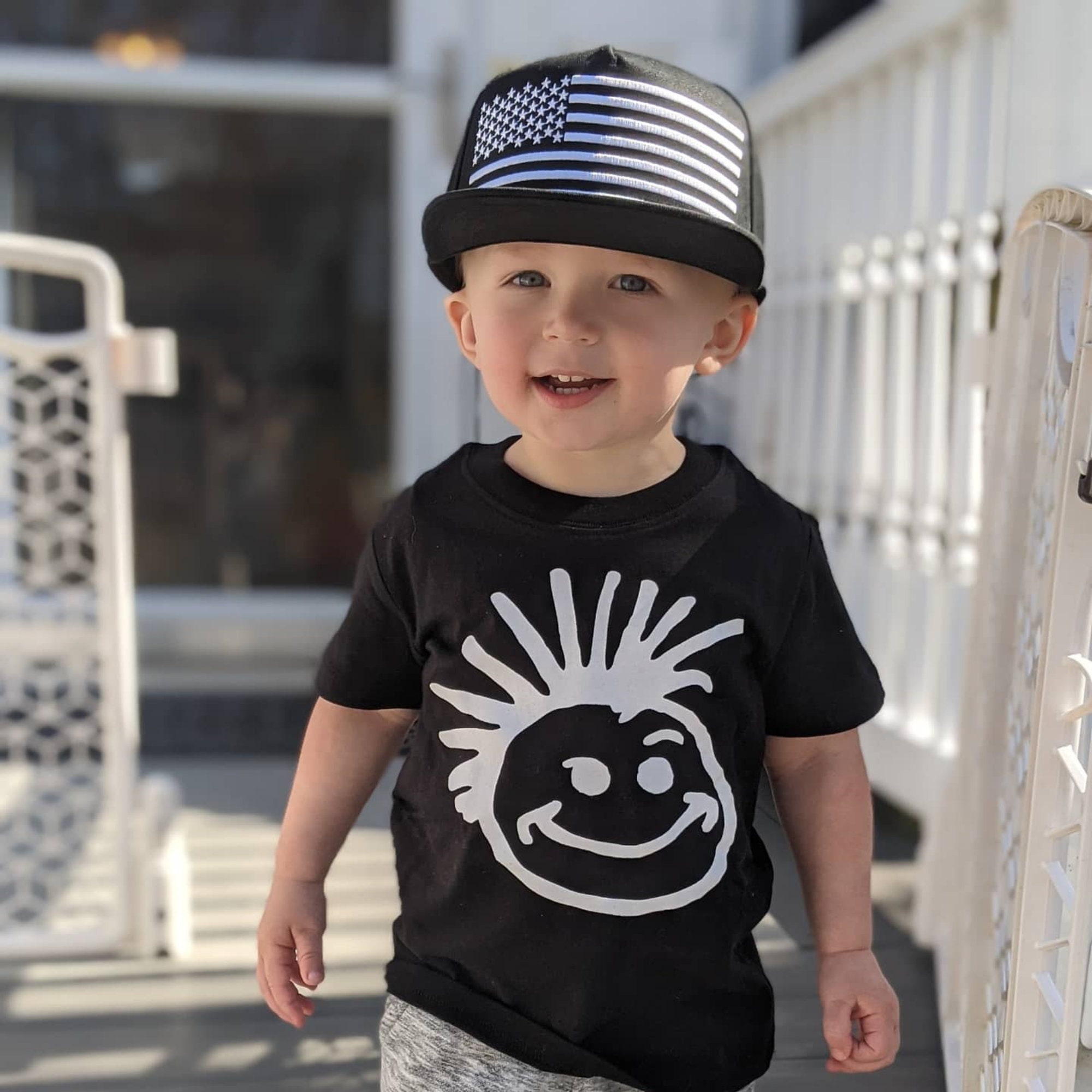 KIDS TRUCKER HAT Infant Baseball Cap Usa White Patch Etsy