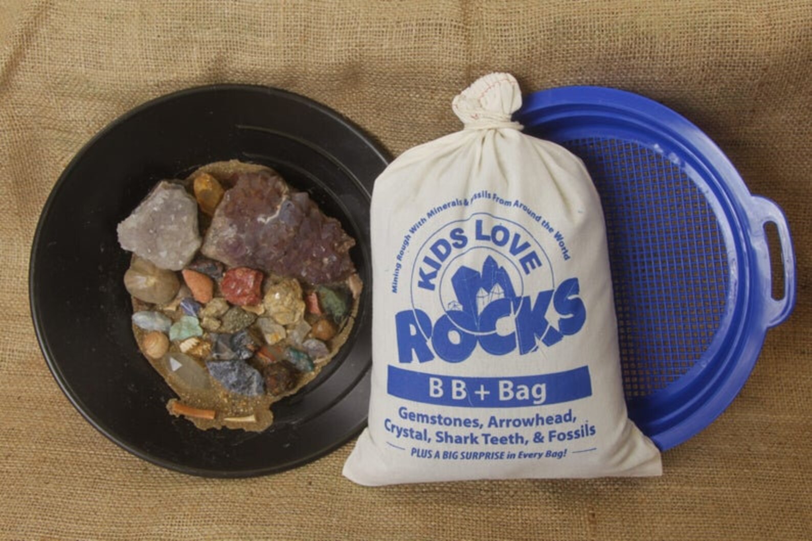 mining bag crystals