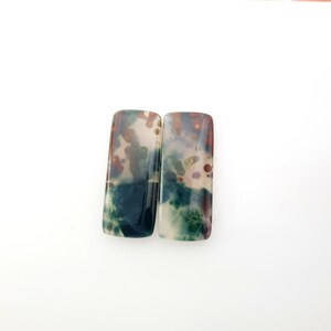 Agate Gemstone Pair, Fancy Shape Loose Gemstone Pair For Jewelry Making Supply, Matched Earring Designer Pair, Gift For Her