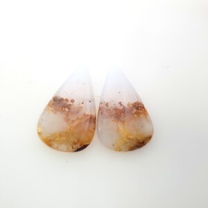Agate Gemstone Pair, Fancy Shape Loose Gemstone Pair For Jewelry Making Supply, Matched Earring Designer Pair, Gift For Her