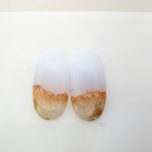 Agate Gemstone Pair, Fancy Shape Loose Gemstone Pair For Jewelry Making Supply, Matched Earring Designer Pair, Gift For Her