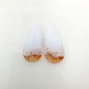 Agate Gemstone Pair, Fancy Shape Loose Gemstone Pair For Jewelry Making Supply, Matched Earring Designer Pair, Gift For Her.