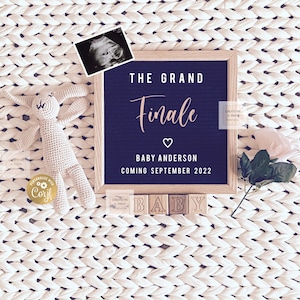 Last Baby Pregnancy Digital Pregnancy Announcement, The Grand Finale Pregnancy, Last Pregnancy Reveal,Last Baby Reveal, 864