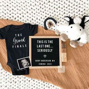 Digital Pregnancy Announcment, Last baby pregnancy announcement digital, Pregnancy Announcement Digital, Gender Neutral 1371 o