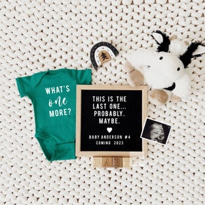 Digital Pregnancy Announcement Template for social media, Gender Neutral Baby Reveal Pregnant 1452