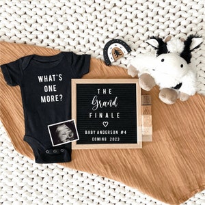 Last baby pregnancy announcement digital, Editable Pregnancy Announcement Digital, Editable The Grand Finale 1452 O Farmhouse Cow