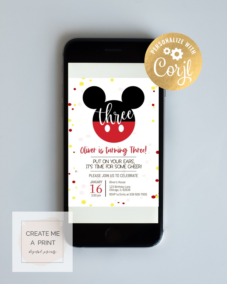 Editable Digital Birthday Invitation Birthday Invitation Etsy