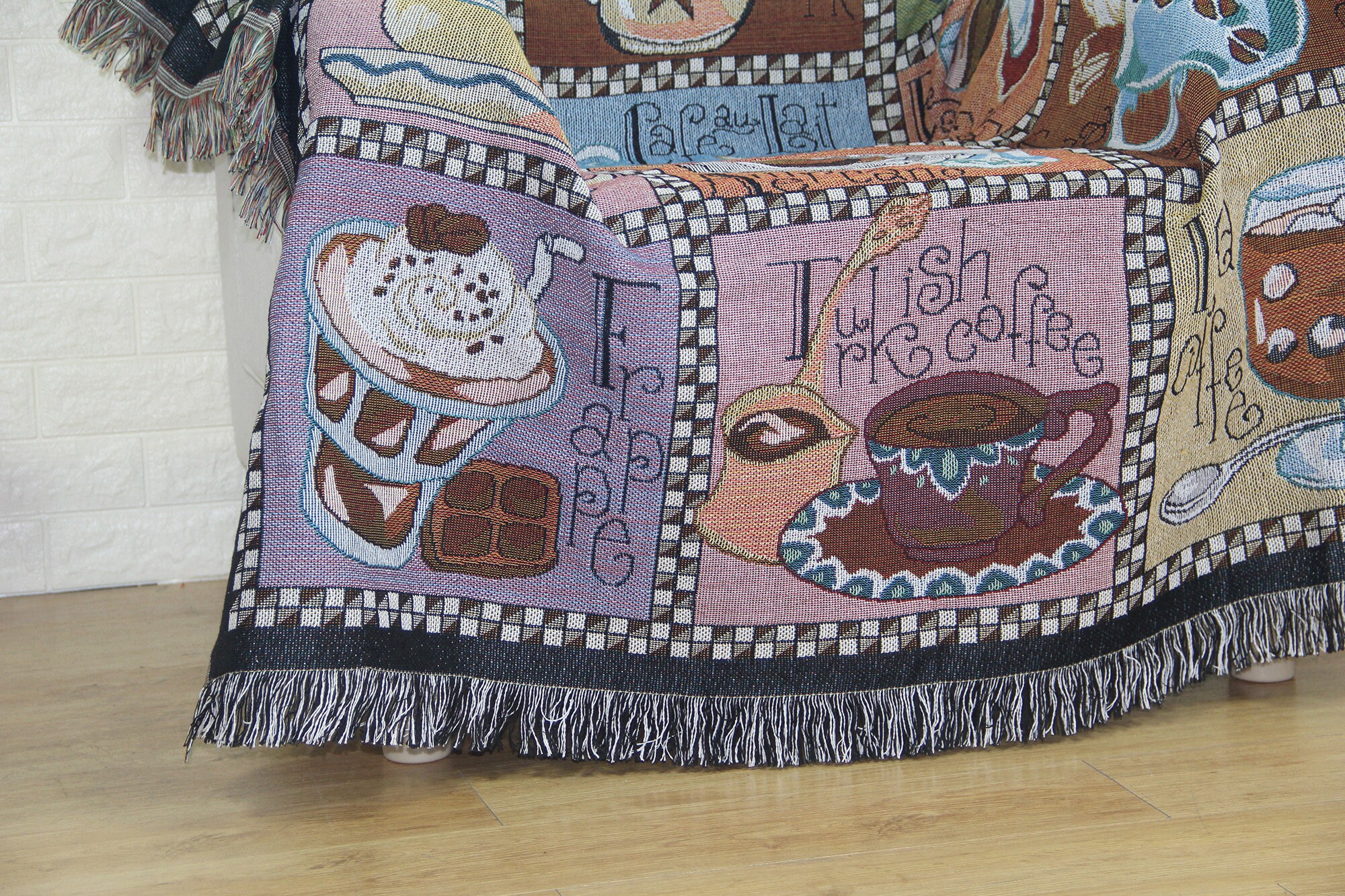 Coffee Theme Kitchen Rugs Outdoor Camp Mat Coffee Throw Etsy