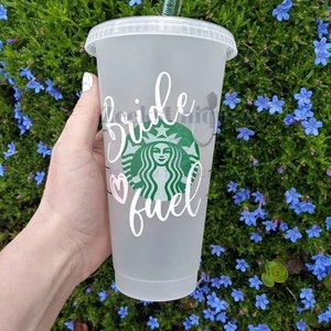 Mom Fuel Starbucks Cold Cup with Hearts – TG Custom Designs