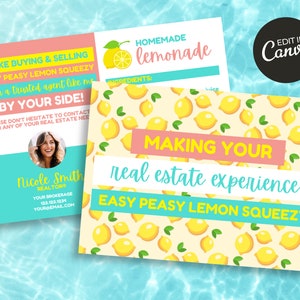 Inmobiliaria Easy Peasy Lemon Squeezy Postal / Postal Inmobiliaria / Marketing Inmobiliario / Marketing de Verano Inmobiliario / Verano de Agente Inmobiliario