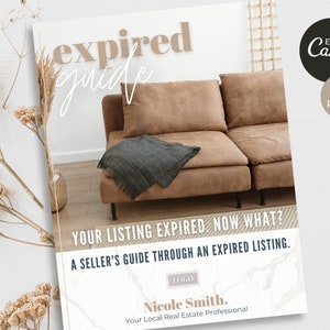 Real Estate Expired Guide | Realtor Listing Presentation | Realtor Expired Listing Guide | Expired Listing Handout | Expired Listing Booklet