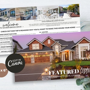 JUMBO onroerend goed aanbieding briefkaart | Onroerend goed aanbevolen aanbieding briefkaart | Marketingkaart voor onroerend goed | Onroerend goed landbouw briefkaart