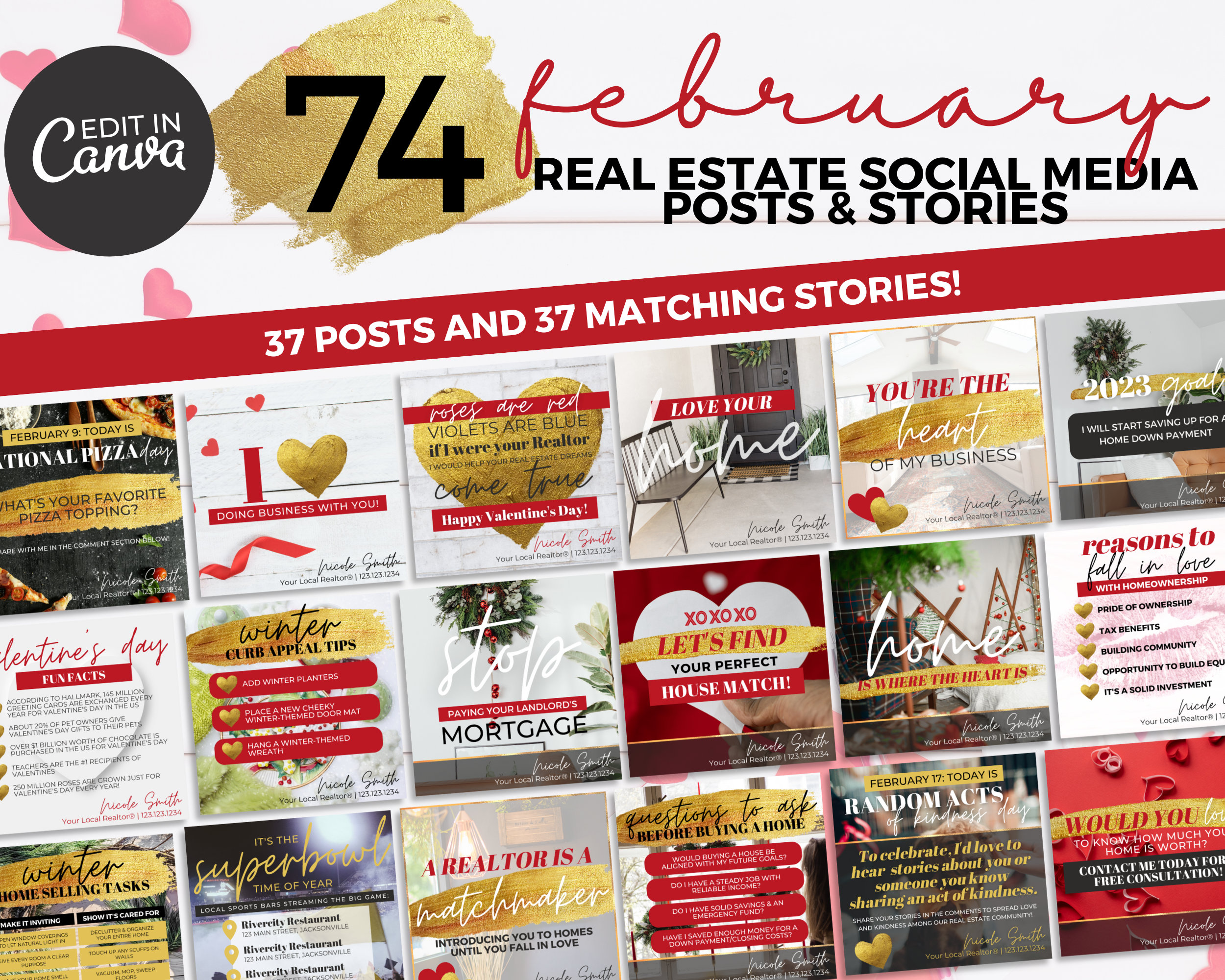 February Real Estate Posts & Matching Stories | Holidays Winter Real ...