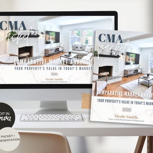 Real Estate Comparative Market Analysis CMA | Real Estate CMA Presentation | Comparable Market Analysis | CMA Packet for Clients |