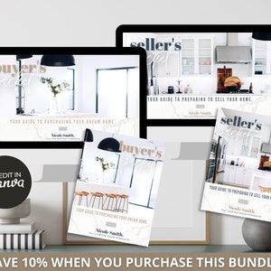 Buyer and Seller&#39;s Guide & Presentation | Real Estate Buyer and Seller Guide | Real Estate Buyer Packet | Real Estate Seller Packet | Canva