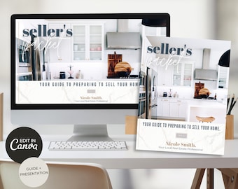 Real Estate Seller's Guide & Presentation | Listing Presentation | Real Estate Marketing | Real Estate Listing Presentation | Seller Packet
