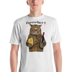 Funny shirt, Wine, cheese, cat, unique gifts, cat wine lovers, Men's, woman's, T-shirt, best seller, christmas gifts, friend gifts, drinking