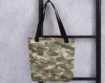 Seller Tote Bag Pocket Book Camo Army 