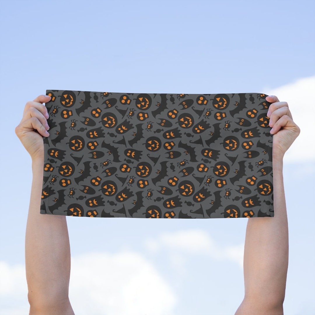 Halloween Küchentücher 2er-Set – 'Trick Or Treat' Motiv, Saugstark & Dekorativ, 18x26 Zoll