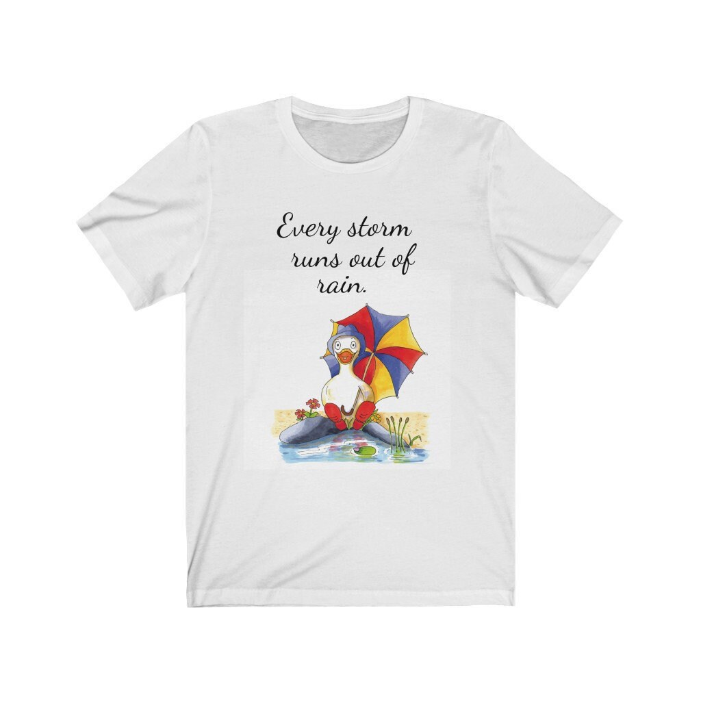 Duck With Umbrella Shirt Unisex Jersey 