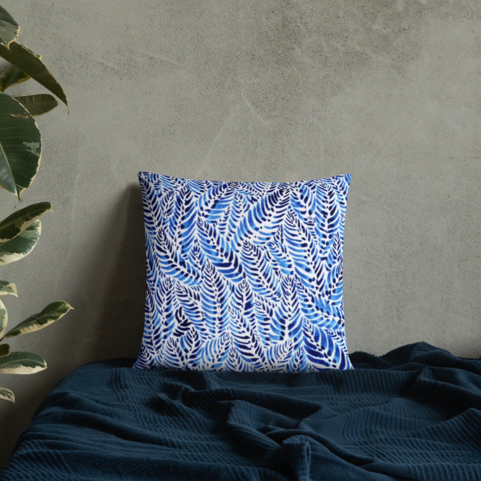 Best Seller Trendy Pillow Throw Pillow Navy Blue Light Etsy