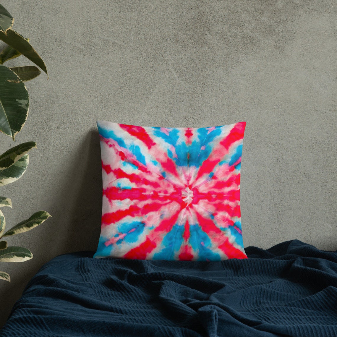 Tie Dye Throw Pillow Accent Pillow Unique Gifts Fun Bright Etsy Israel
