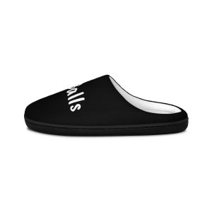 Grappig zeggen slippers, Heren Indoor Slipper, bericht om te personaliseren, Mr. Big Balls, comfortabele fleece stof, Echtgenoot slipper, mannen slip op schoen afbeelding 4