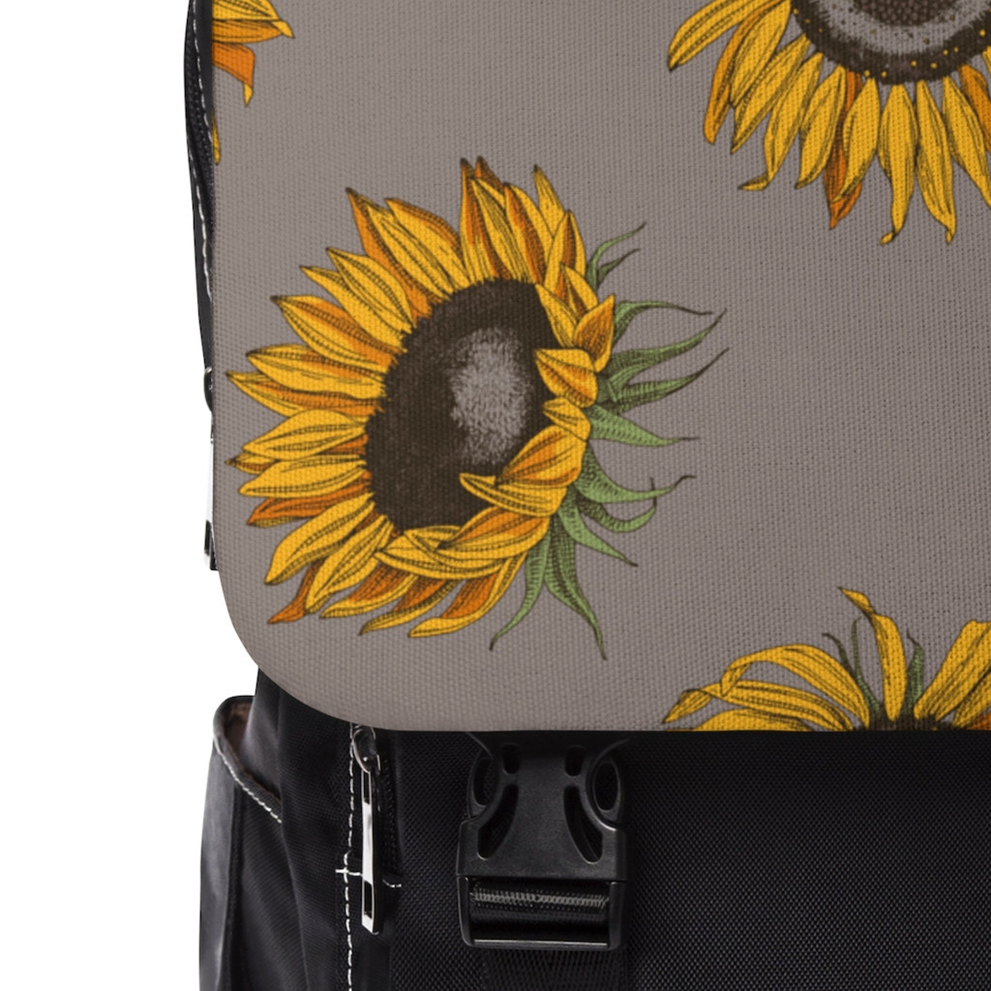 Sunflowers Unisex Casual Shoulder Backpack