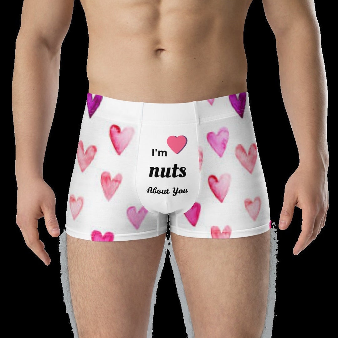 Funny Men's Underwear Men's Boxer Briefs Heart Etsy