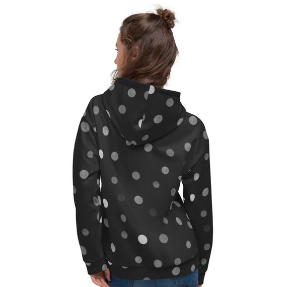 Polka Dots Black and Gray Sweatshirt Best Seller Trendy