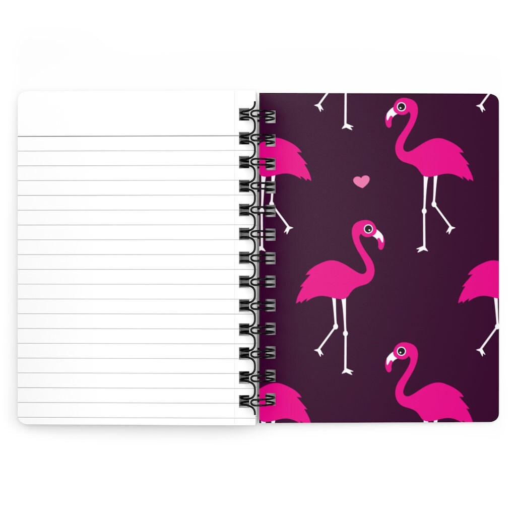 Page De Garde Cahier Flamant Rose