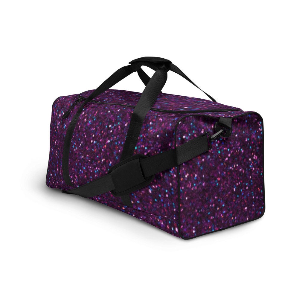  Spennanight Bag Reinforced Portable Wap Loading Glitter Duffle  Bag Travel Bags Luggage Overnight Bag for Women : Clothing, Shoes & Jewelry