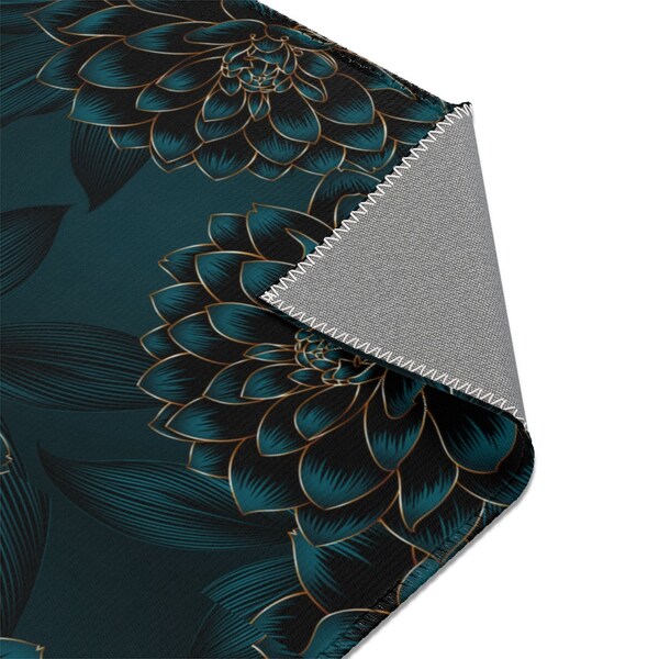 Teal Rug - Etsy