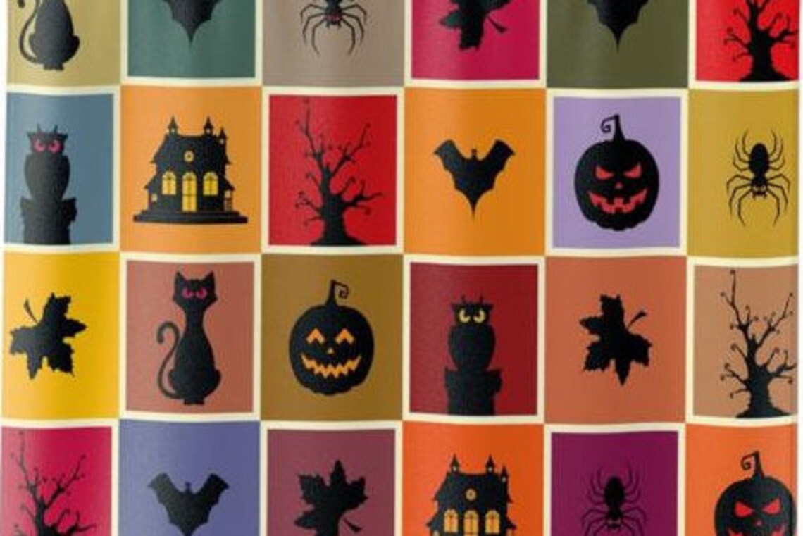 Duschvorhang Halloween Herbst Katzen Kürbisse Spukhaus | Etsy