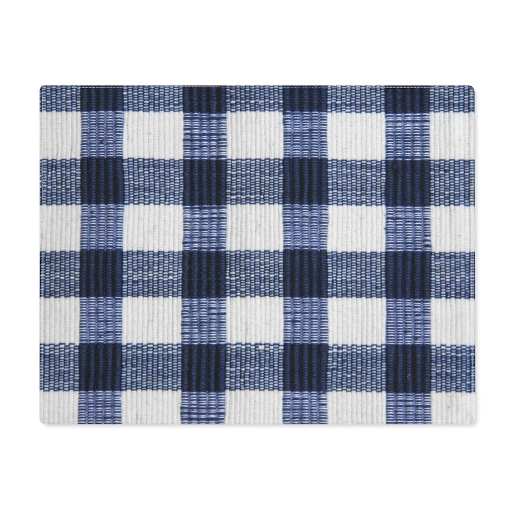 Navy Blue, Buffalo Plaid, Table Decor, Table Cover, Decorative Cloth