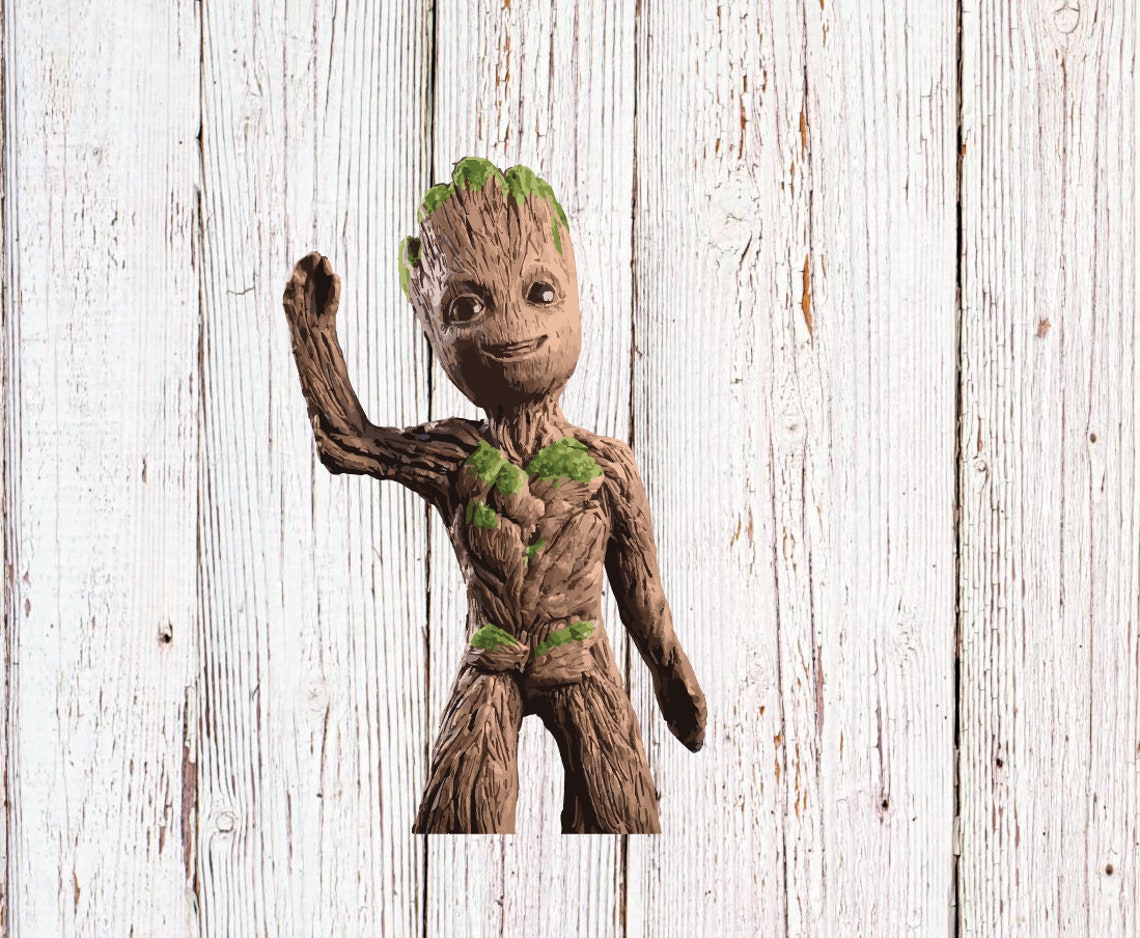 Download Baby Groot Digital file Marvel Avengers logo svg cut file for | Etsy