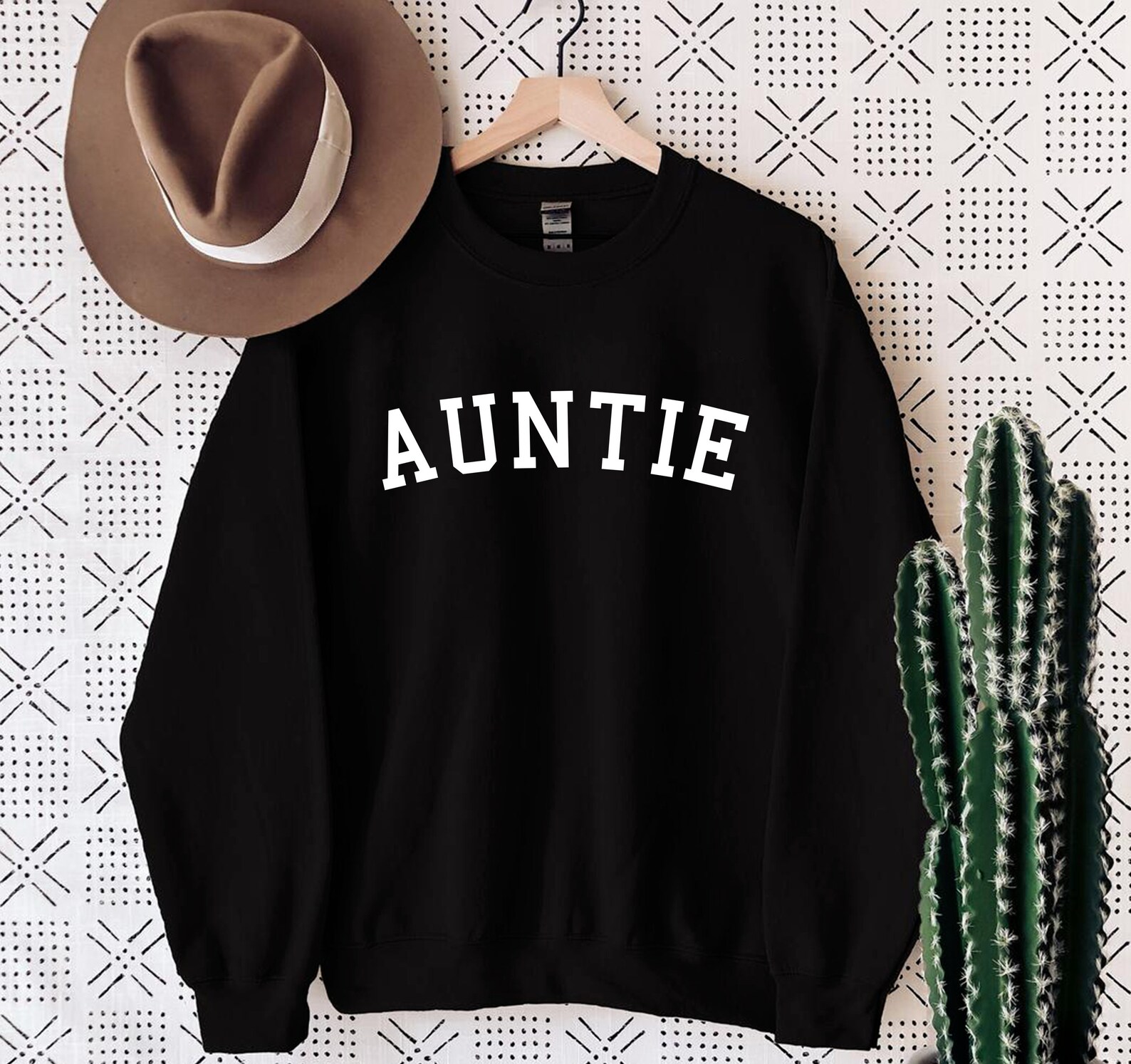 Auntie Sweatshirt Funny Aunt Sweatshirt Aunt Gift Auntie Etsy