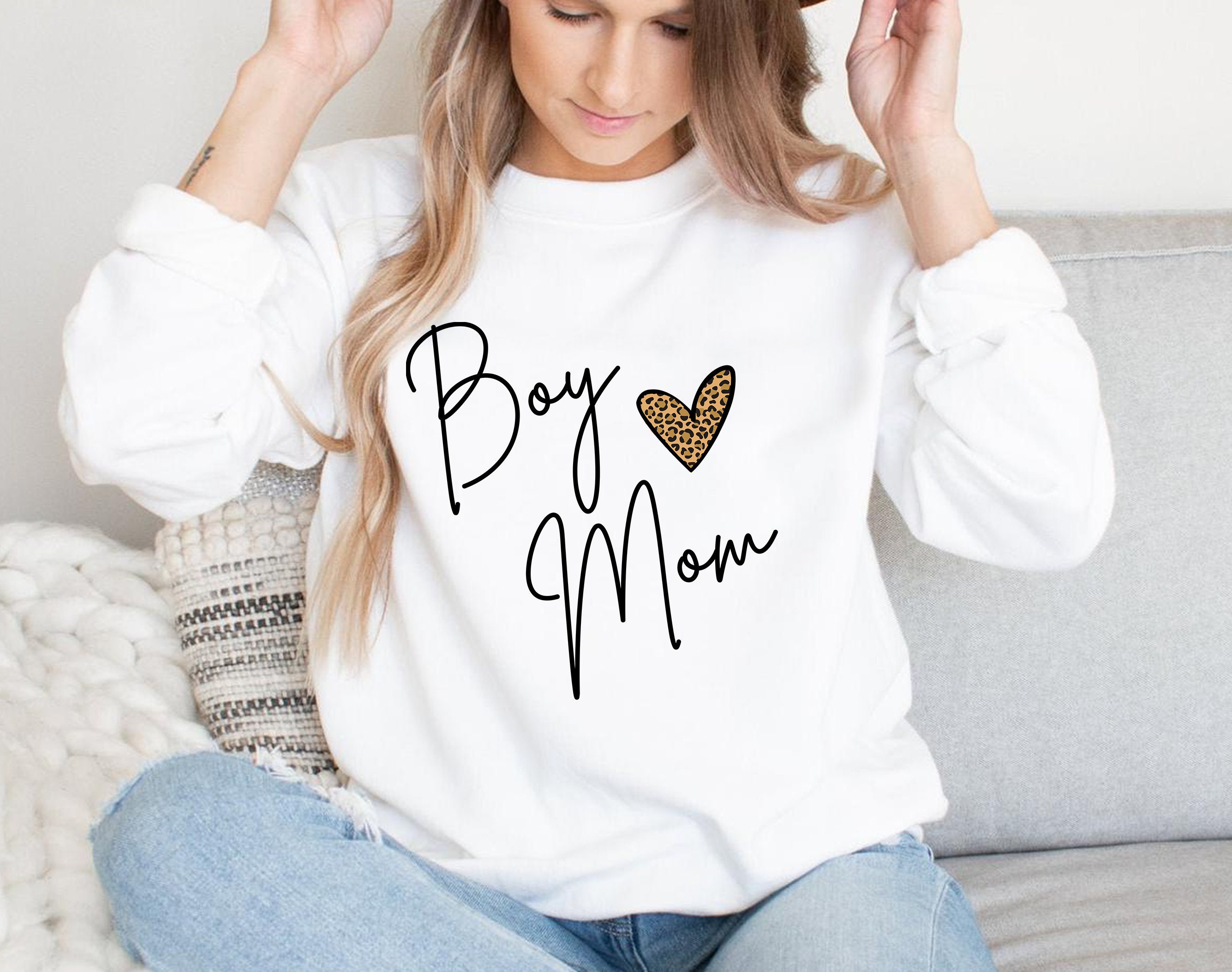 Boy Mom Sweatshirt Mom of Boys Sweater Boy Mama Shirt New - Etsy