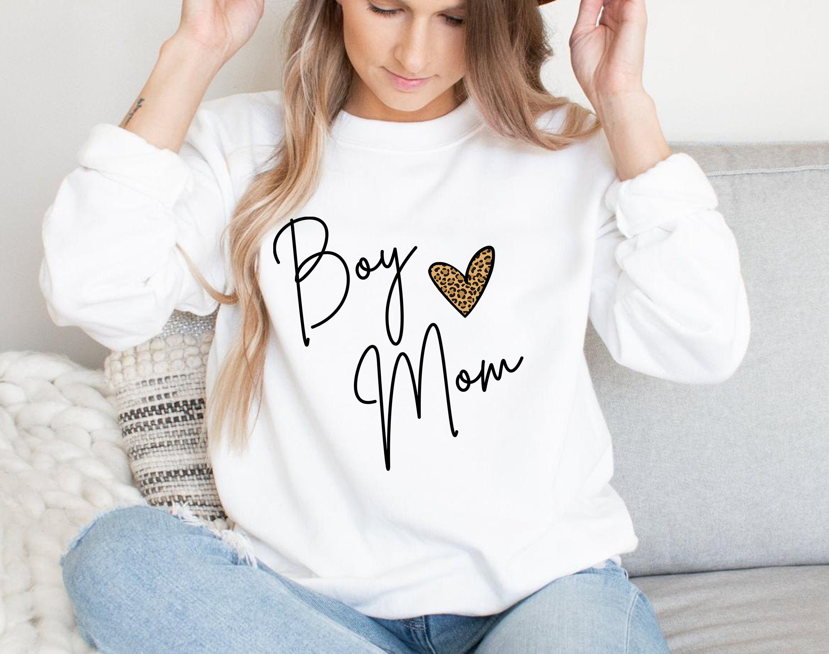 Boy Mom Sweatshirt Mom of Boys Sweater Boy Mama Shirt New Etsy