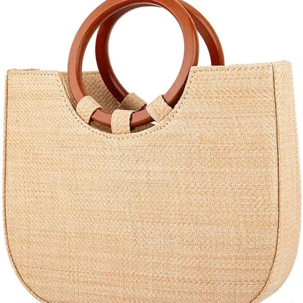 Straw Beach Bag Shoulder Handbag Shoulder Bag Tote Women Summer Handbag Vacation Essentials Must Haves