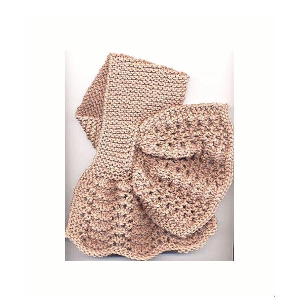 womens / ladies criss cross lace scarf double knit knitting pattern pdf instant digital download