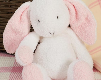 bunny rabbit toy double knit knitting pattern pdf instant digital download