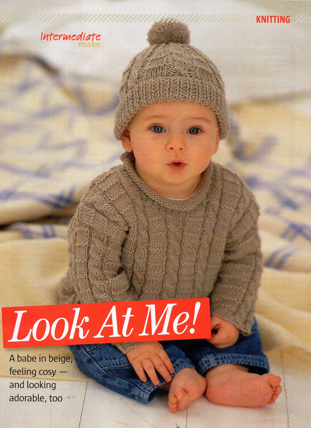 Baby Sweater / Jumper and Hat Double Knit Knitting Pattern Pdf Etsy Canada