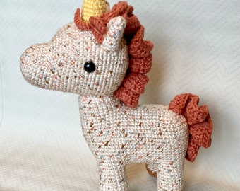 Unicorn plush, Handmade crochet unicorn.