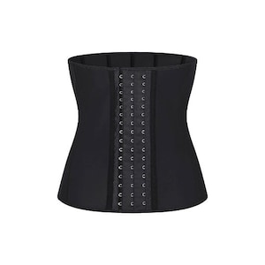 Women Latex Waist Trainer Corset Underbust Compression Lower Belly