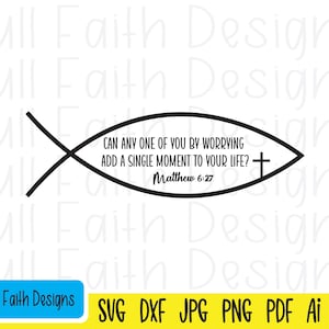 Matthew 6:27 svg, Matthew 627 svg, Matt 6 27, Matthew 6 27 svg, ai, pdf, png, jpg, dxf, eps, Don&#39;t worry, religious, Jesus, Thorn crown