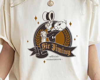 Jiminy Cricket Comfort Colors Tee: Magic Kingdom Family Trip Shirt