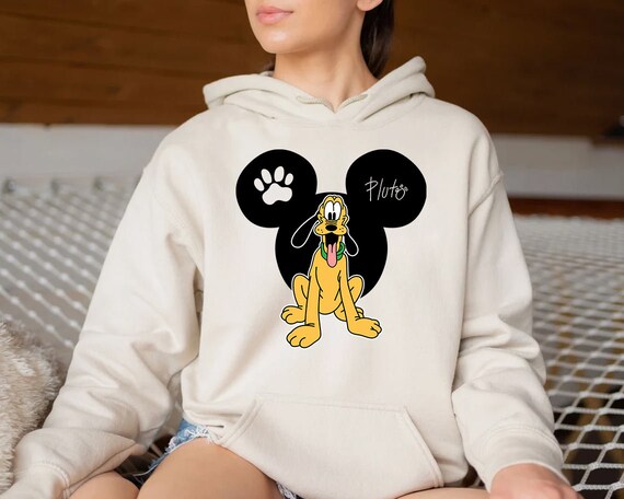 Pluto Sweatshirt, Disney Pluto Sweatshirt, Pluto Hoodie  display picture 1